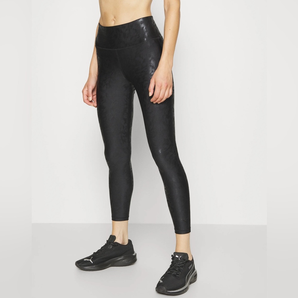 Puma safari glam 7/8 black leggings size XL